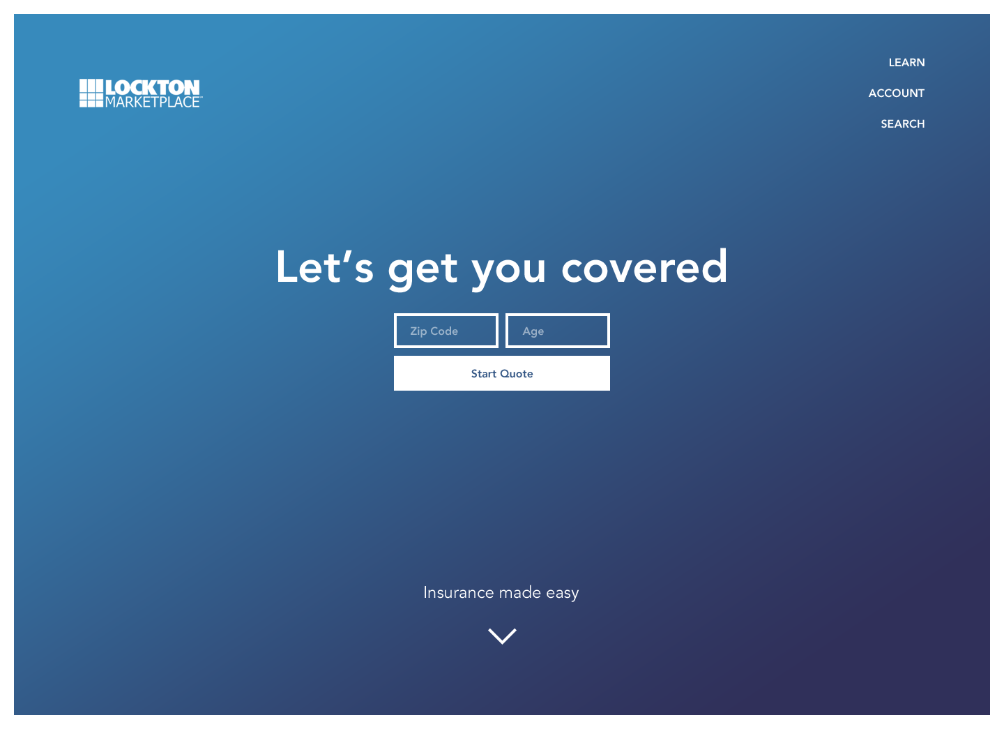 Lockton Marketplace - Website Concept